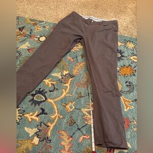 Men’s Peter Millar Pima Cotton pants grey chino 32 in inseam